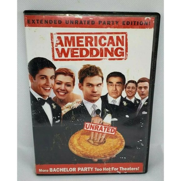 American Wedding DVD 2004 Widescreen Unrated Extended Party Edition No Scratches - Picture 1 of 9